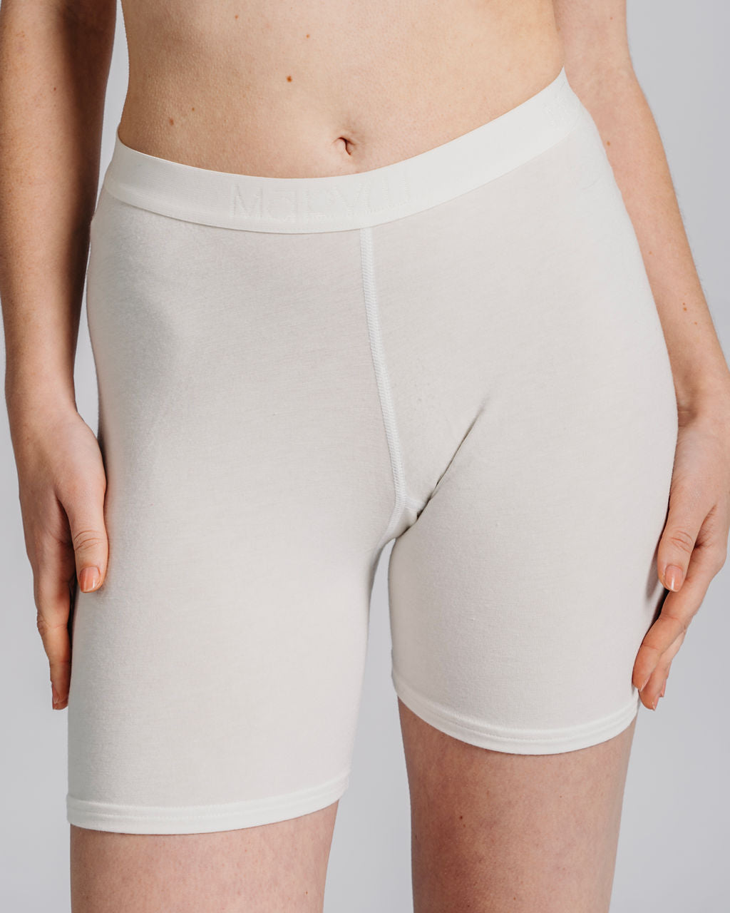 Milk Skin Dlouhé Boxerky dámské Off-white