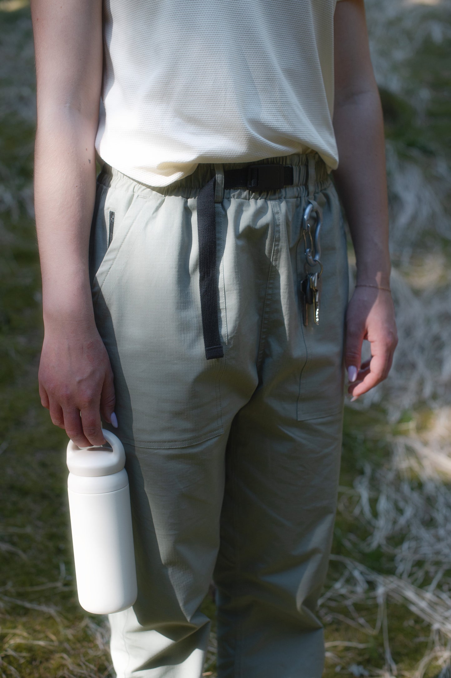 Outdoorové kalhoty OUTSIDER PANTS Unisex Zelené